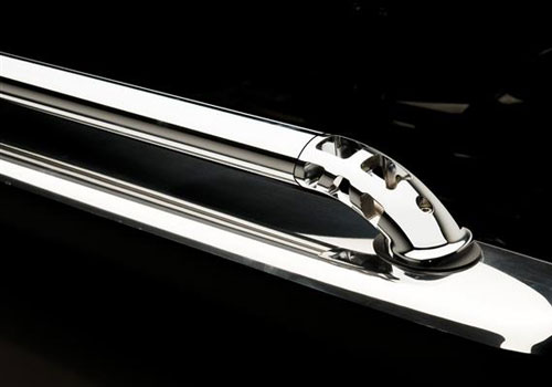 Putco Polished Stainless Crossrails Bed Rails 02-08 Dodge Ram SB - Click Image to Close